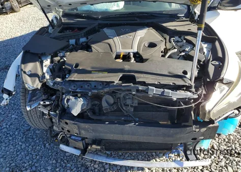 2018 Infiniti Q50 Red Sport 400 из США, поврежденный, VIN JN1FV7AR0JM700048